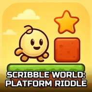 Scribble World: Platform Riddle - Key Finder game