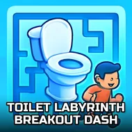 Toilet Labyrinth Breakout Dash - Dark Maze game